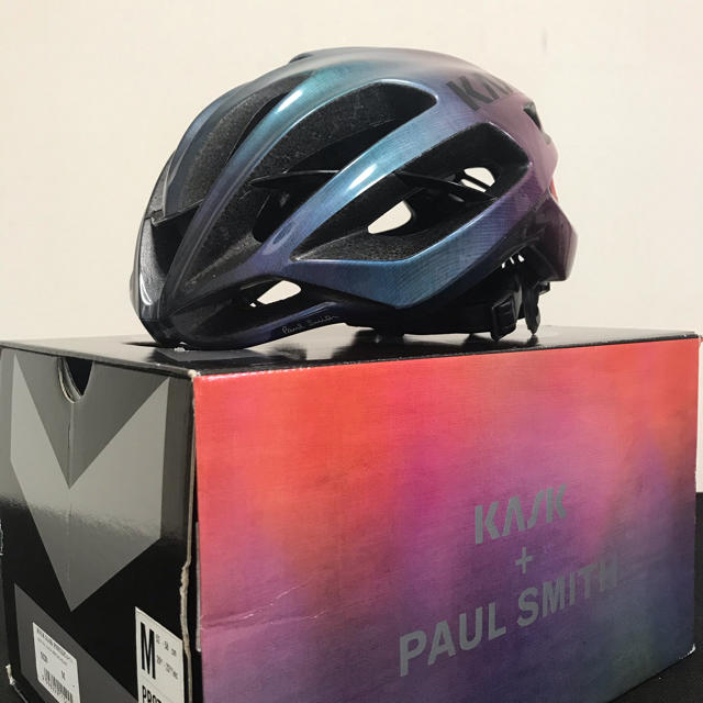 Paul Smith(ポールスミス)のKASK PROTONE paul smith ポールスミス M ヘルメット R スポーツ/アウトドアの自転車(ウエア)の商品写真
