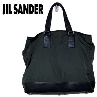 Jil Sander - 【美品】ジルサンダー トートバッグ ボストン レザー ナイロンの通販|ラクマ