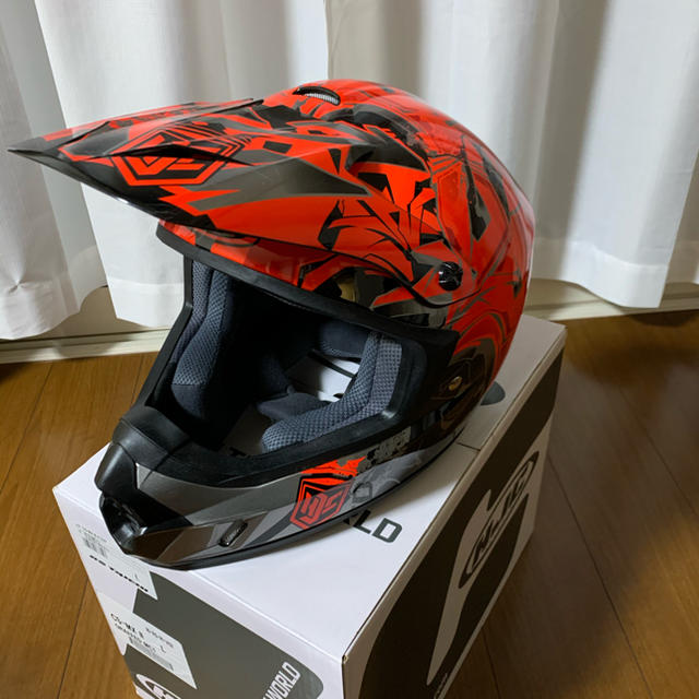 HJC モトクロスヘルメット　Lサイズバイク