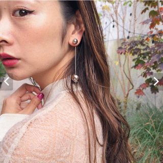 アメリヴィンテージ(Ameri VINTAGE)の【完売品】DOUBLE BALL PIERCE.klear(ピアス)