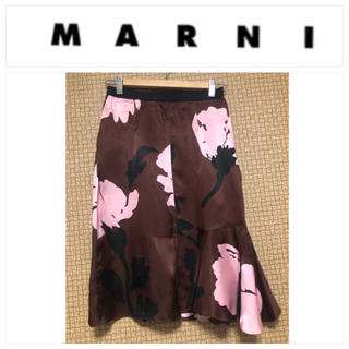 Marni - 最終値下◎◎◎◎MARNI☆可愛い花柄スカート 38サイズ☆美品 