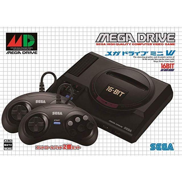 SEGA(セガ)の【送料込】メガドライブミニW SEGA エンタメ/ホビーのゲームソフト/ゲーム機本体(家庭用ゲーム機本体)の商品写真