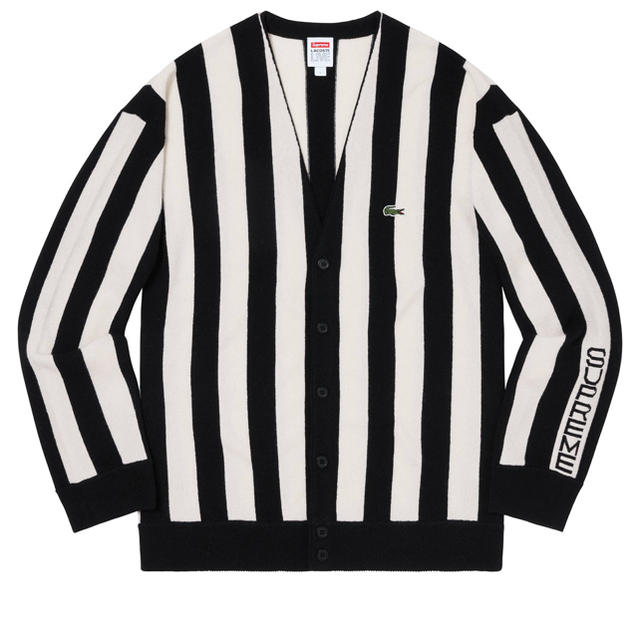 【定価以下】supreme Lacoste Stripe Cardigan