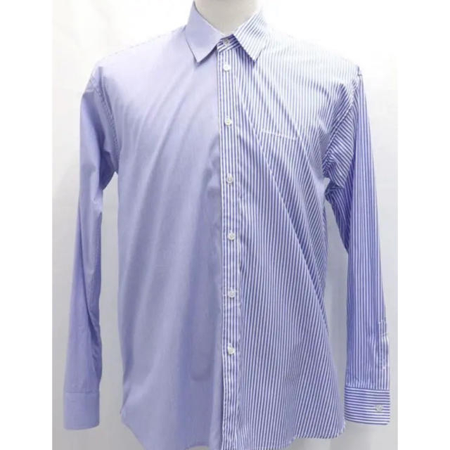 DRESSEDUNDRESSED(ドレスドアンドレスド)のDRESSEDUNDRESSED PINSTRIPE BLOCK SHIRT メンズのトップス(シャツ)の商品写真