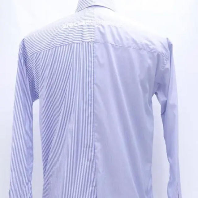 DRESSEDUNDRESSED(ドレスドアンドレスド)のDRESSEDUNDRESSED PINSTRIPE BLOCK SHIRT メンズのトップス(シャツ)の商品写真