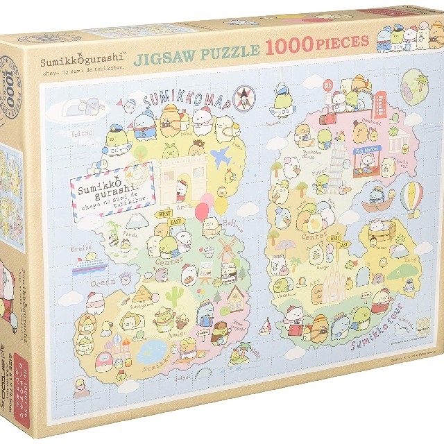 【最安値】すみっコぐらし パズル 1000ピース エンタメ/ホビーのおもちゃ/ぬいぐるみ(キャラクターグッズ)の商品写真