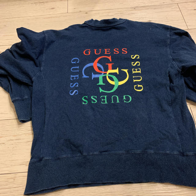 GUESS(ゲス)のGUESS スウェット デニムトレーナー レディースのトップス(トレーナー/スウェット)の商品写真