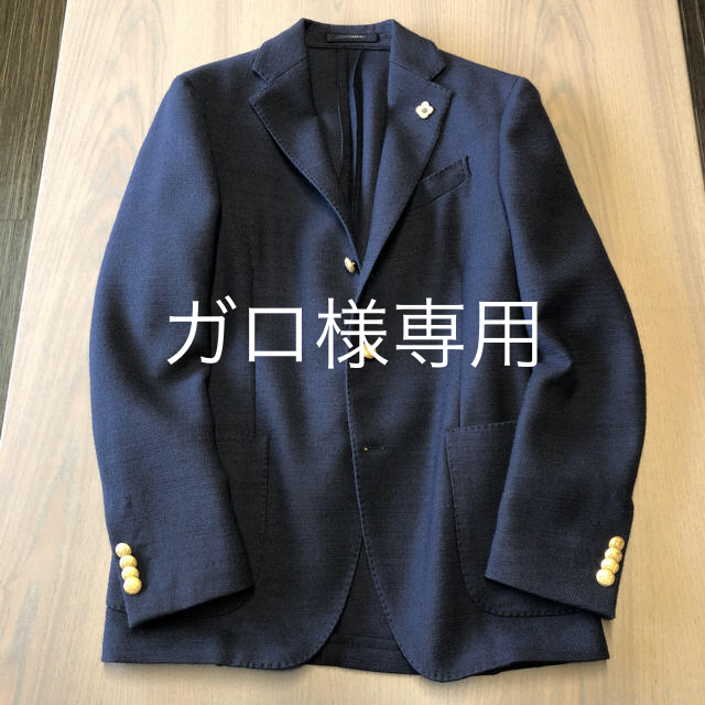 【美品】LARDINI（ラルディーニ） ポップサックジャケット黒（ブラック）44