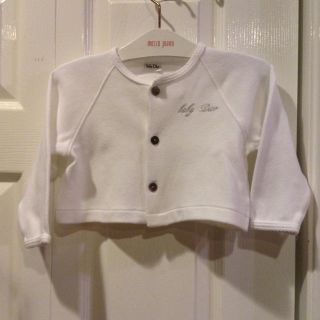 ベビーディオール(baby Dior)の極美品♡Babydiorのカーディガン白(カーディガン)