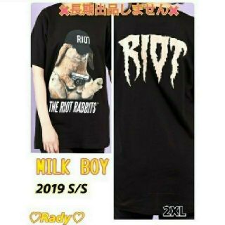 ミルクボーイ(MILKBOY)の🐰MILKBOY🧸2019SS🌸FAT BANNYTEE💜新品✨(Tシャツ/カットソー(半袖/袖なし))