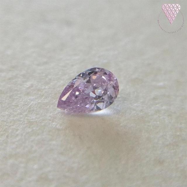 0.064 ct F. Pur - Pink SI2 天然 ピンク ダイヤ
