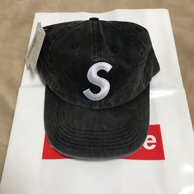 supreme Sロゴキャップ　2020SS ブラック