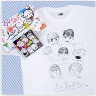 ジャニーズウエスト(ジャニーズWEST)の新品未開封 ジャニーズWEST W trouble Tシャツ付き通販盤(アイドルグッズ)