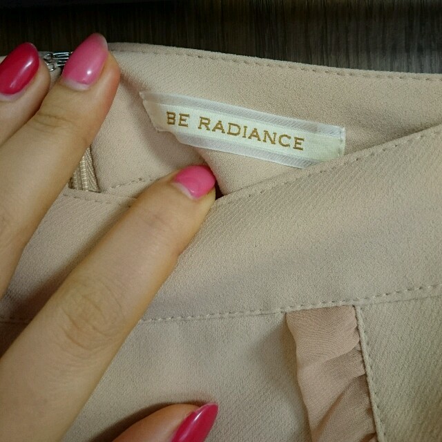 BE RADIANCE(ビーラディエンス)の薄ピンクの台形スカート♡ レディースのスカート(ミニスカート)の商品写真