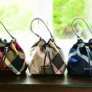 バーバリーブルーレーベル(BURBERRY BLUE LABEL)のブルーレーベル クレストブリッジ ウールビエラ コロン ブラウン バッグ(ショルダーバッグ)