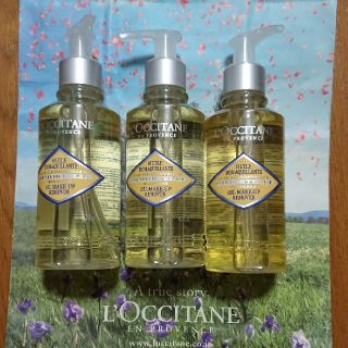 ロクシタン(L'OCCITANE)のロクシタン イモーテル クレンジングオイル(メイク落とし) ３個セット 新品(クレンジング/メイク落とし)