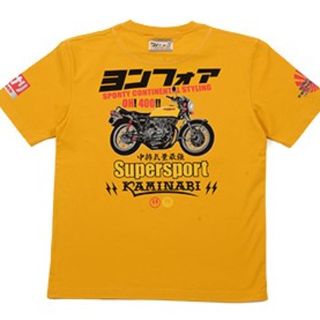 テッドマン(TEDMAN)のｶﾐﾅﾘﾓｰﾀｰｽ/CB400four/Tｼｬﾂ/ｲｴﾛｰ/kmt-207(Tシャツ/カットソー(半袖/袖なし))