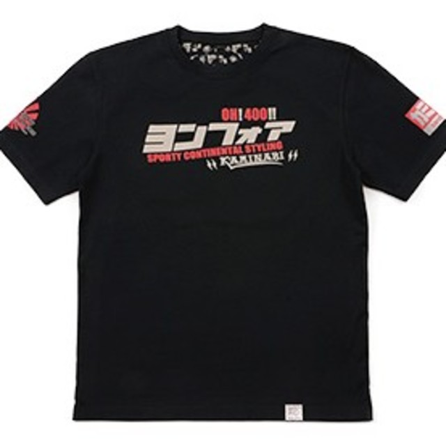 TEDMAN(テッドマン)のｶﾐﾅﾘﾓｰﾀｰｽ/CB400four/Tｼｬﾂ/黒/kmt-207 メンズのトップス(Tシャツ/カットソー(半袖/袖なし))の商品写真