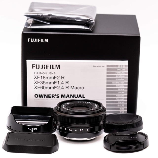 [新品]FUJIFILM 富士フイルム レンズ xf18mm f2 r