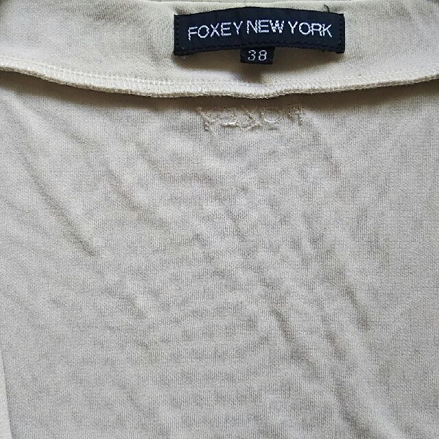 FOXEY NEWYORK 38ベージュアンサンブル