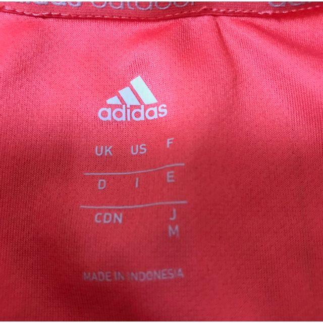 adidas(アディダス)のadidas　ハーフジップTシャツ　オレンジ レディースのトップス(Tシャツ(半袖/袖なし))の商品写真