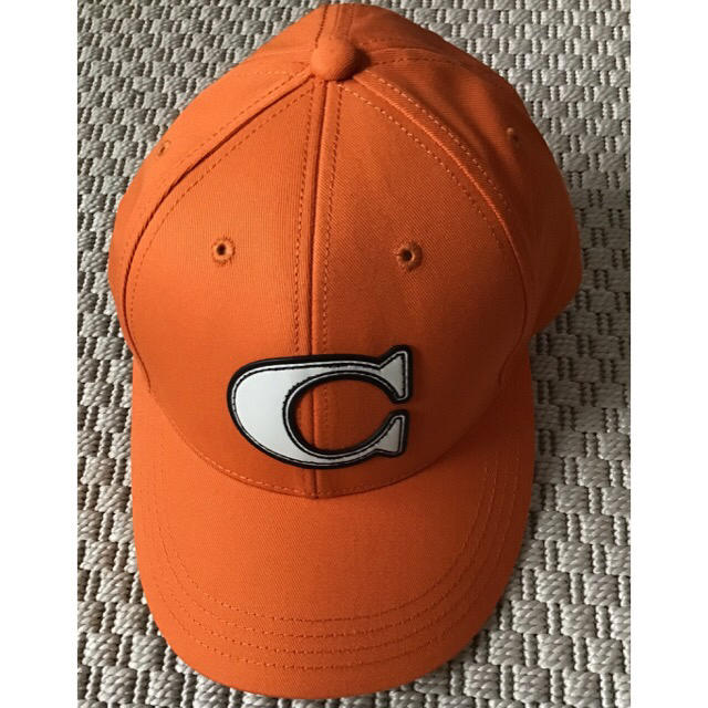 COACH(コーチ)の【COACH 】人気商品　キャップ　オレンジ　　<1点限り> メンズの帽子(キャップ)の商品写真