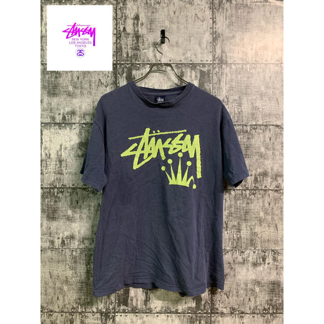 STUSSY(ステューシー)の【90s】STUSSY ステューシー ボックスロゴ　Tシャツ　デカロゴ メンズのトップス(Tシャツ/カットソー(半袖/袖なし))の商品写真