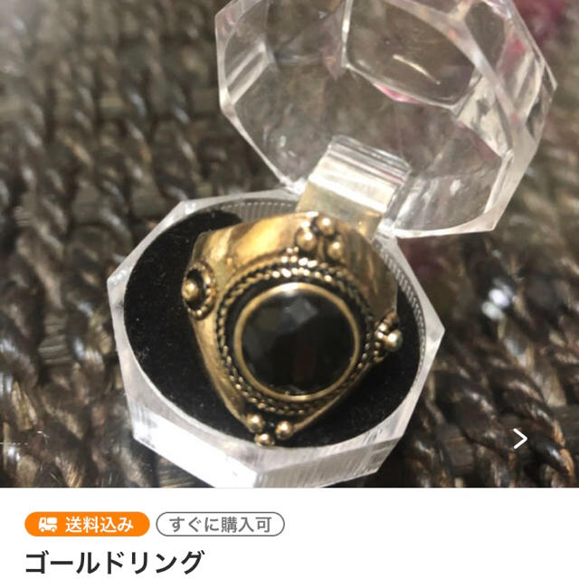 ゴールドリング メンズのアクセサリー(リング(指輪))の商品写真