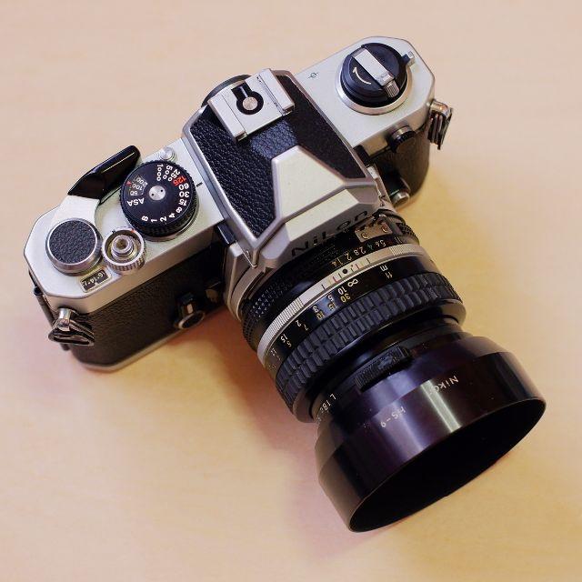 Nikon(ニコン)のニコン FM + Ai Nikkor 50mm F1.4 スマホ/家電/カメラのカメラ(フィルムカメラ)の商品写真