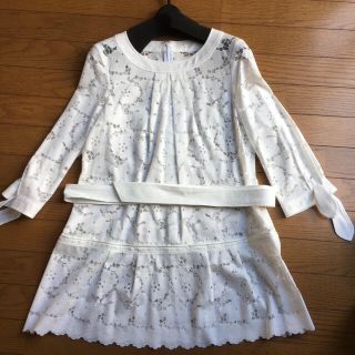 クレージュ(Courreges)のクレージュ レースチュニック　40(チュニック)