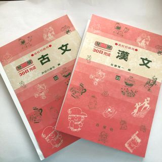 漢文 古文 高校初級用 2冊セット(語学/参考書)