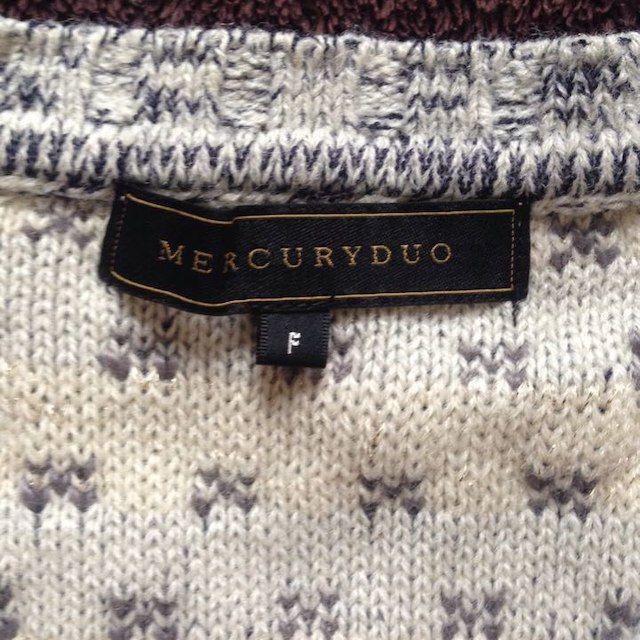 MERCURYDUO(マーキュリーデュオ)の『美品』MERCURYDUO ニット セーター 半袖 レディースのトップス(ニット/セーター)の商品写真