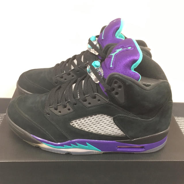 NIKE AIR JORDAN 5 BLACK GRAPE