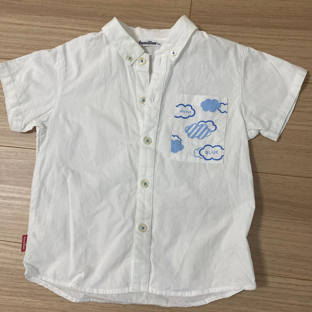 familiar(ファミリア)のファミリア　半袖で綿シャツ　100 キッズ/ベビー/マタニティのキッズ服男の子用(90cm~)(ブラウス)の商品写真