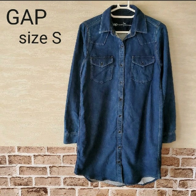 GAP(ギャップ)の★美!!★GAP★シャツワンピース　S～M★ レディースのトップス(シャツ/ブラウス(長袖/七分))の商品写真