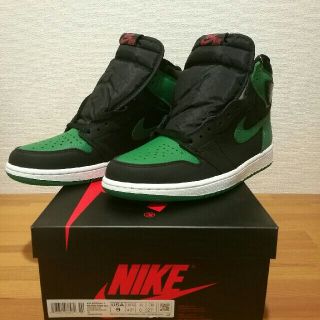 ナイキ(NIKE)のNike Air Jordan 1 Retro High OG パイングリーン(スニーカー)