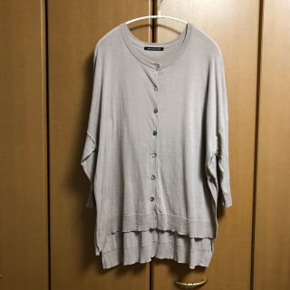 ネストローブ(nest Robe)のmizuiro ind ベージュカーディガン　美品(カーディガン)