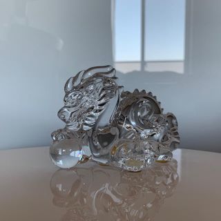 バカラ(Baccarat)の✯ 干支 バカラ ドラゴン 龍 竜 辰 クリスタル ガラス 置物 美品 ✯(置物)