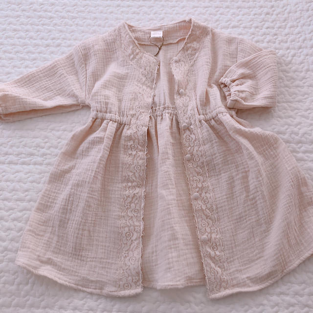 新品未使用　レースワンピース　 キッズ/ベビー/マタニティのキッズ服女の子用(90cm~)(ワンピース)の商品写真