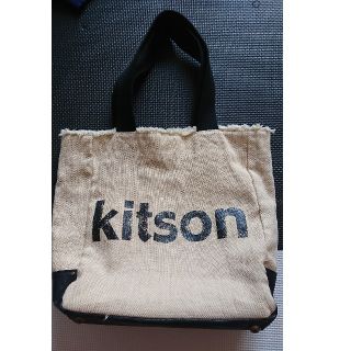 キットソン(KITSON)のkitson麻素材風トートバッグ(トートバッグ)