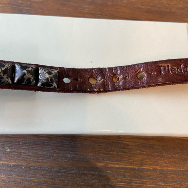 Pledge(プレッジ)のpledge プレッジ　スタッズブレス　三浦 メンズのアクセサリー(ブレスレット)の商品写真