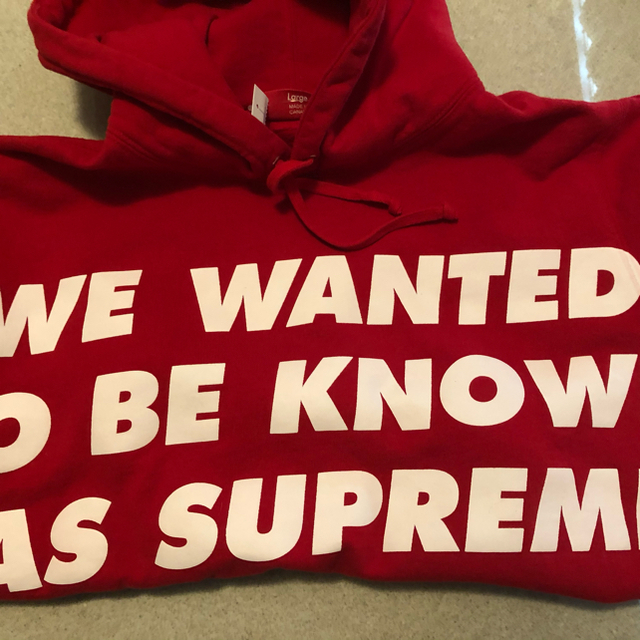 Supreme Known As Hooded Sweatshirt Lサイズ