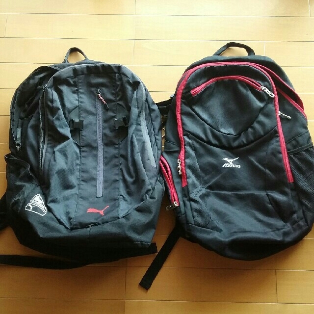 MIZUNO(ミズノ)のプーマ　mizuno　リュック　通学2こセット メンズのバッグ(バッグパック/リュック)の商品写真