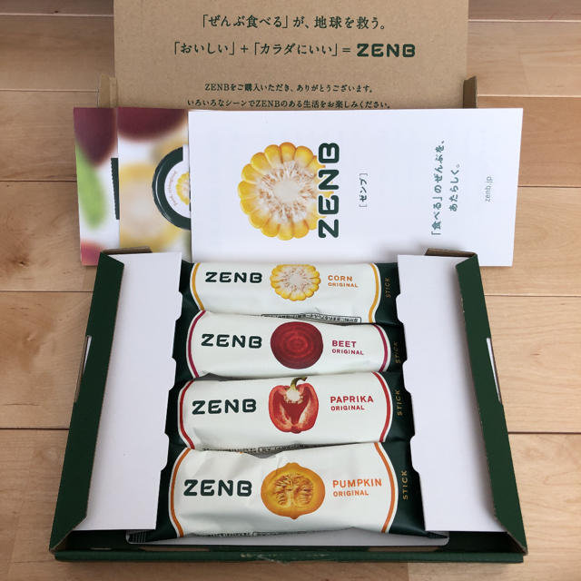 ZENB STICK  ゼンブスティック　4本セット コスメ/美容のダイエット(ダイエット食品)の商品写真