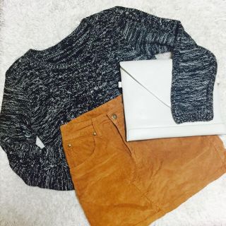 エイチアンドエム(H&M)の【美品】H&Mミックスケーブルニット(ニット/セーター)