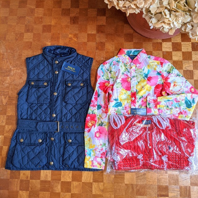 POLO RALPH LAUREN(ポロラルフローレン)のラルフローレン　3点セット　女の子 キッズ/ベビー/マタニティのキッズ服女の子用(90cm~)(Tシャツ/カットソー)の商品写真