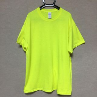 ギルタン(GILDAN)の新品 GILDAN 半袖Tシャツ ネオンイエロー L(Tシャツ/カットソー(半袖/袖なし))