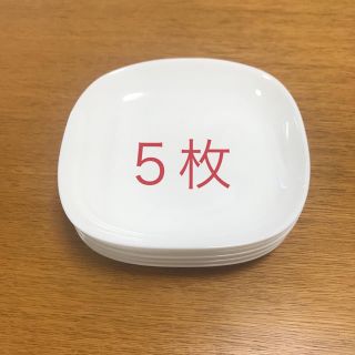 ヤマザキセイパン(山崎製パン)の【新品】スクエア皿５枚（ヤマザキパン）(食器)