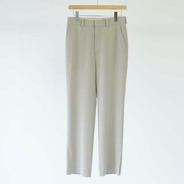 AURALEE HARD TWIST WOOL DOBBY SLACKS