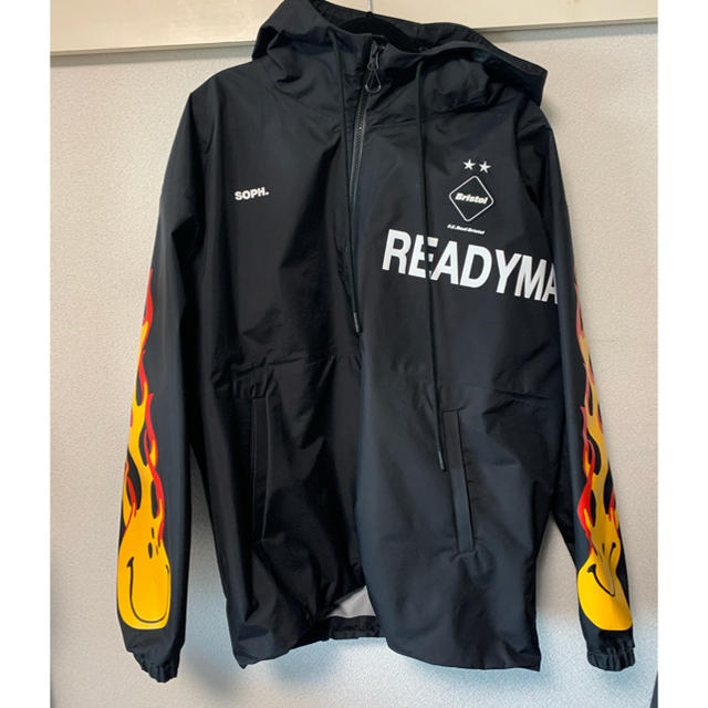 F.C.R.B × ready made 3L HALF ZIP ANORAK